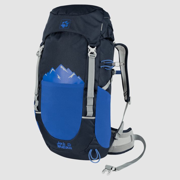 Mochila Senderismo Jack Wolfskin Pioneer 22 Niños Azules Mexico-2376194